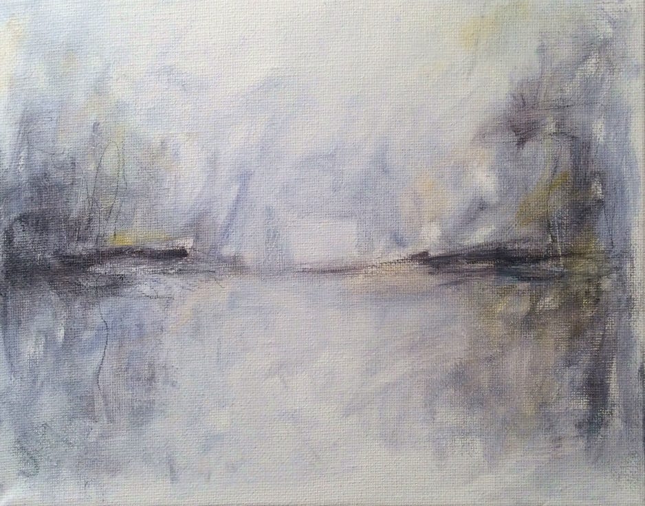 Jeanne McMahan Fog on the River