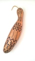 Terry A. Carter
Diamonds are Forever
2018
Musket gourd, acrylic, varnish, primer
27 x 6 x 6 in (18 in circ)