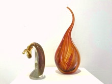 A WORLD SUSPENDED IN COLOR  Fine Art Glass