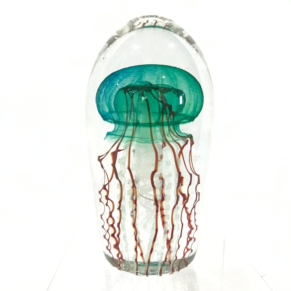 chris-sherwin-jellyfish-green-2021-blown-sculpted-and-torch-worked-glass