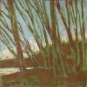 Clare Adams
River Bank
2012
Monotype print on paper
13 x 13 in