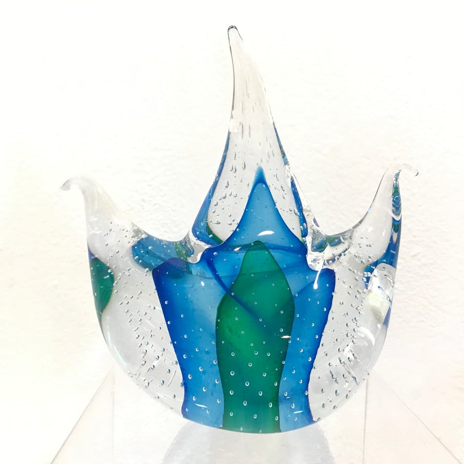 chris-sherwin-veiled-bubble-flame-blue-green-2021-blown-sculpted-and-torch-worked-glass