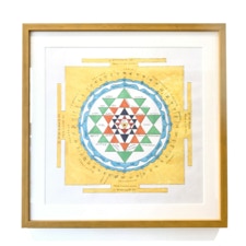 John van der Does Yantra with Sanskrit Alphabet 