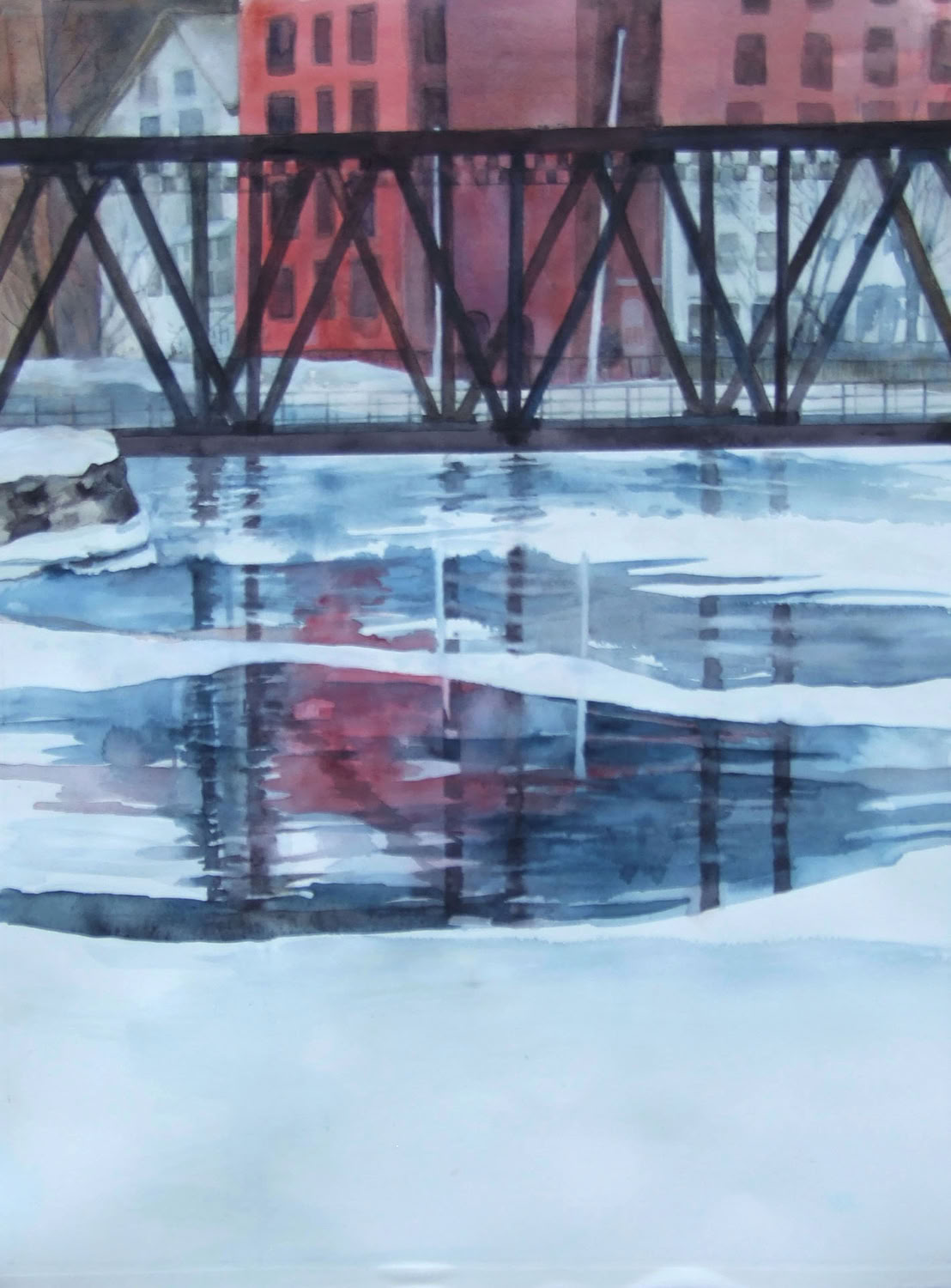 Jean Cannon Canal in Winter