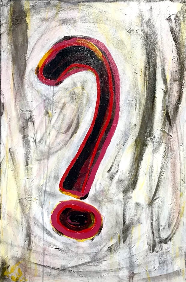 Roxy Rubell What if Kavanaugh Could Conceive? 2022 Acrylic on canvas 36 x 24 in  $750