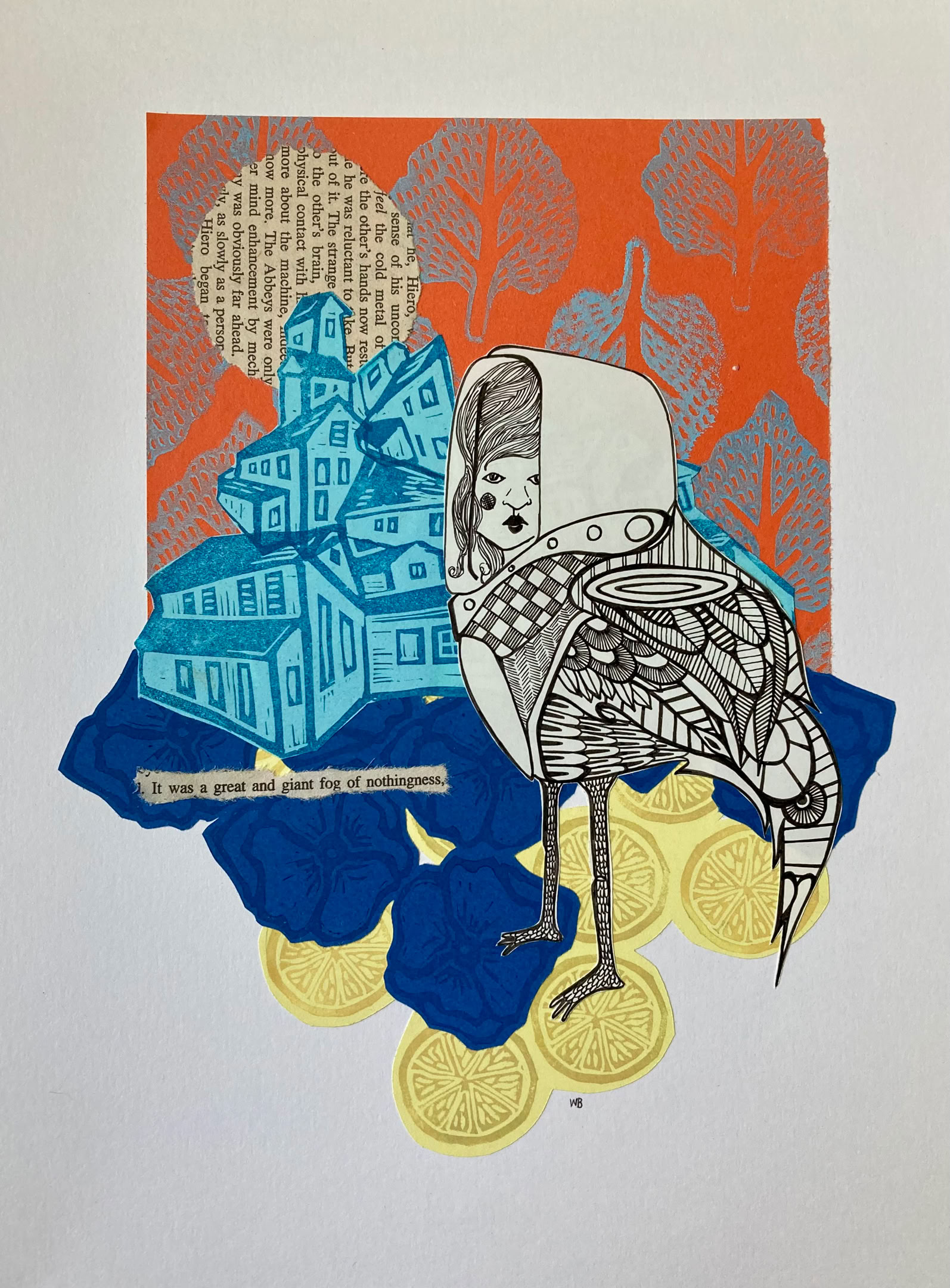 Whitney Barrett Giant Fog of Nothingness 2023 collag