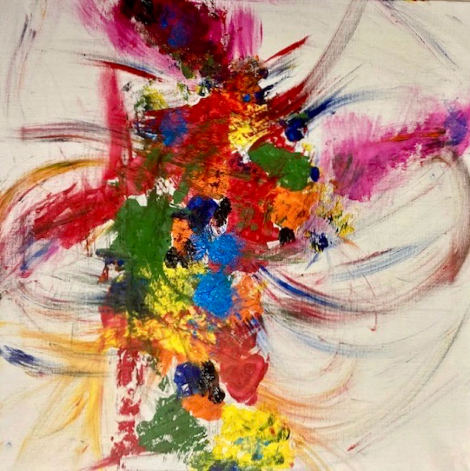 Roxy Rubell Your Body, Your Rules 2022 Acrylic on canvas 24 x 24 in $950