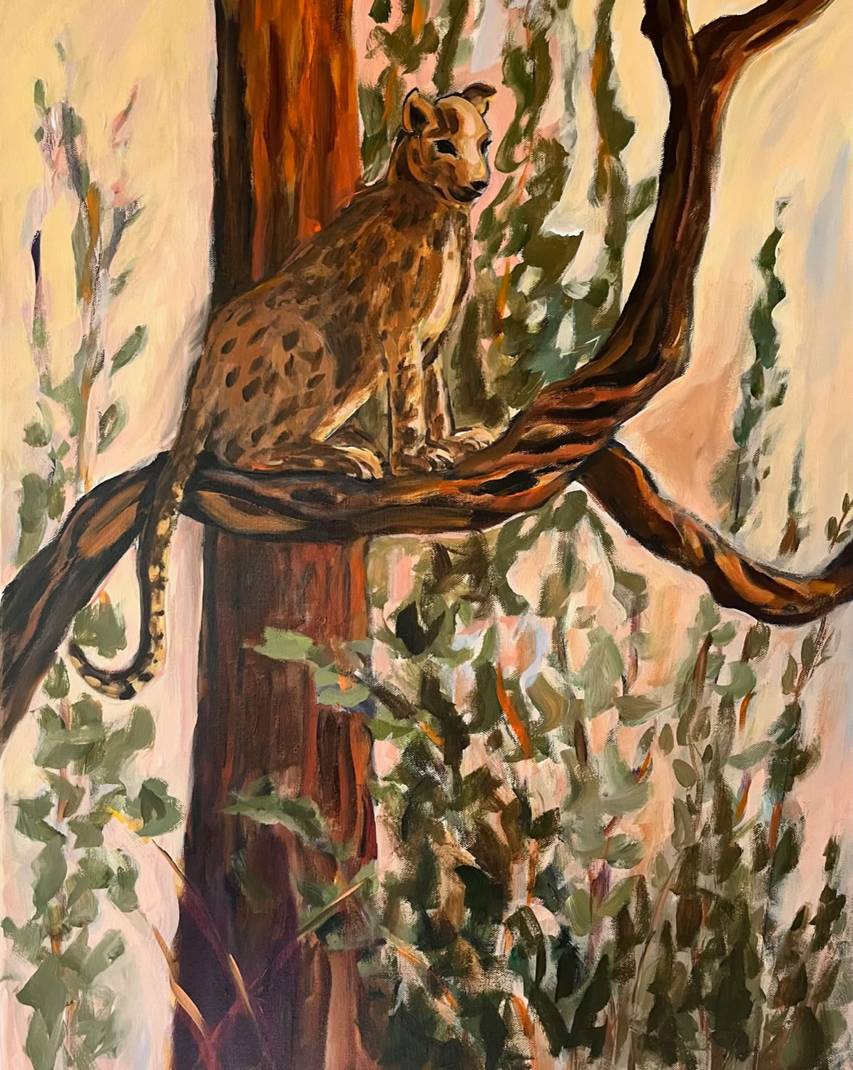  Carol Keiser Leopards in Tree, Zambia