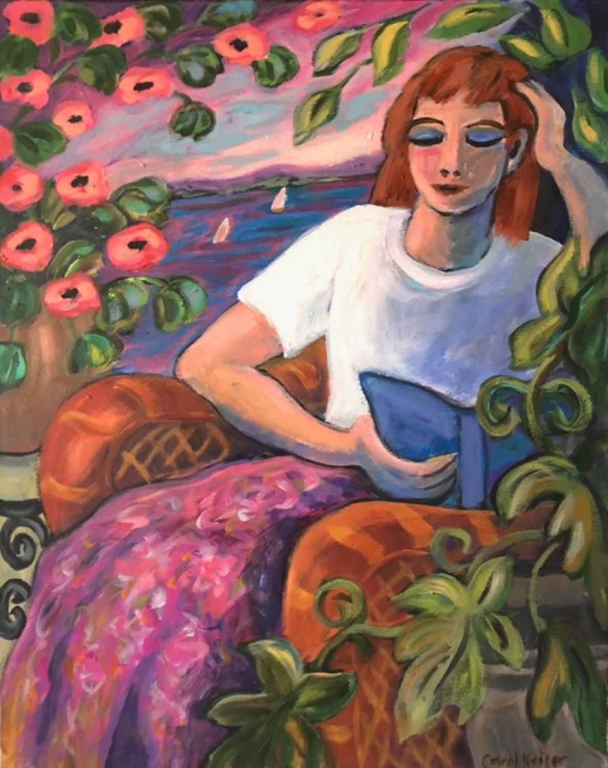 Carol Keiser Woman Reading