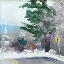 Nancy Fitz-Rapalje Road in Winter