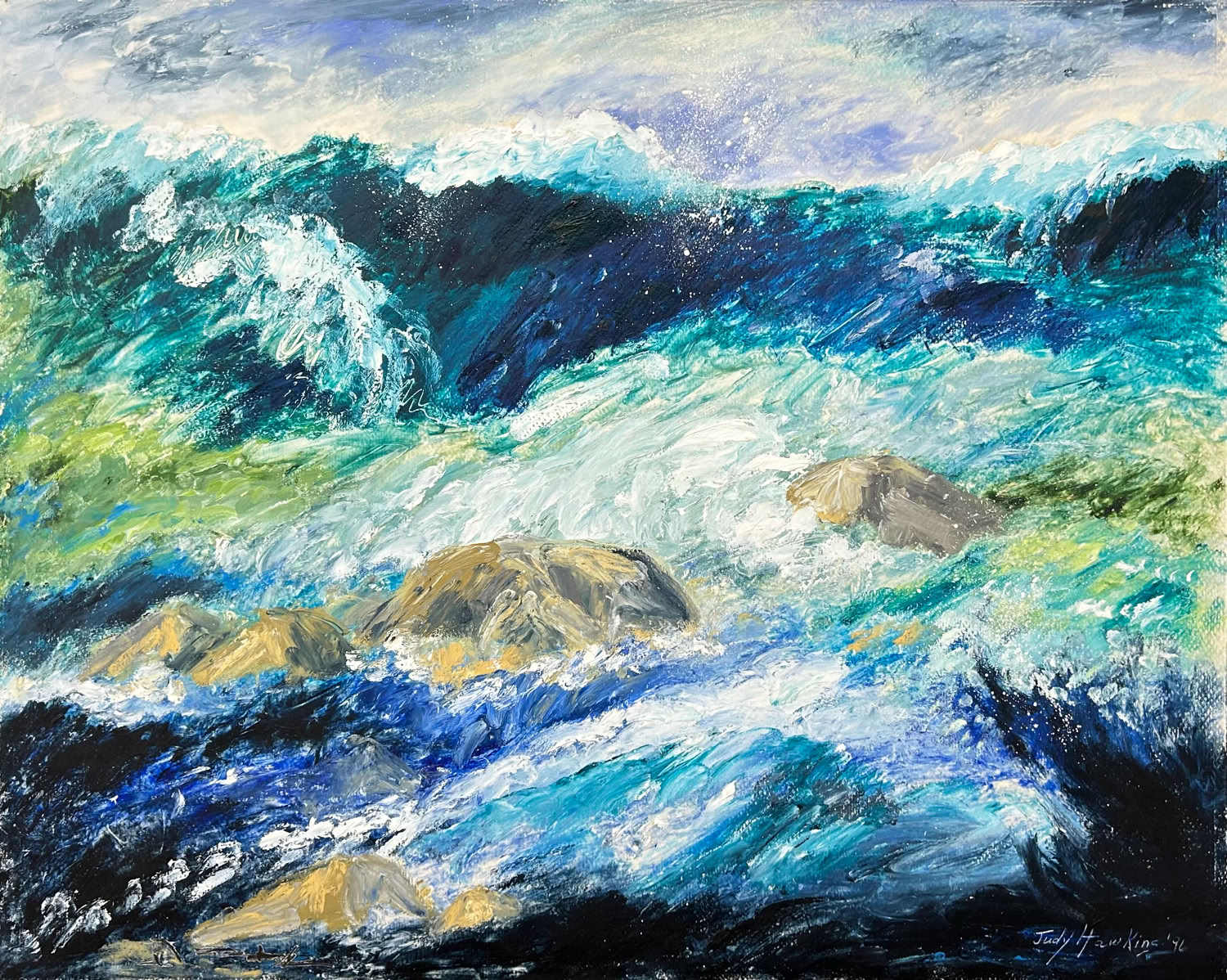 Judy Hawkins Foaming Crests