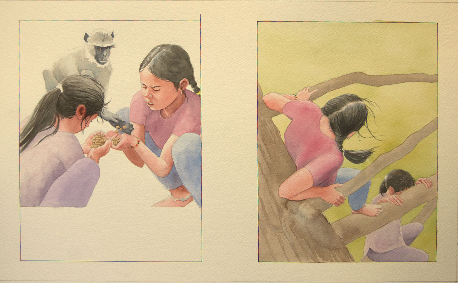 Charles Norris-Brown Did Tiger Take the Rain?, page 24 and 25 