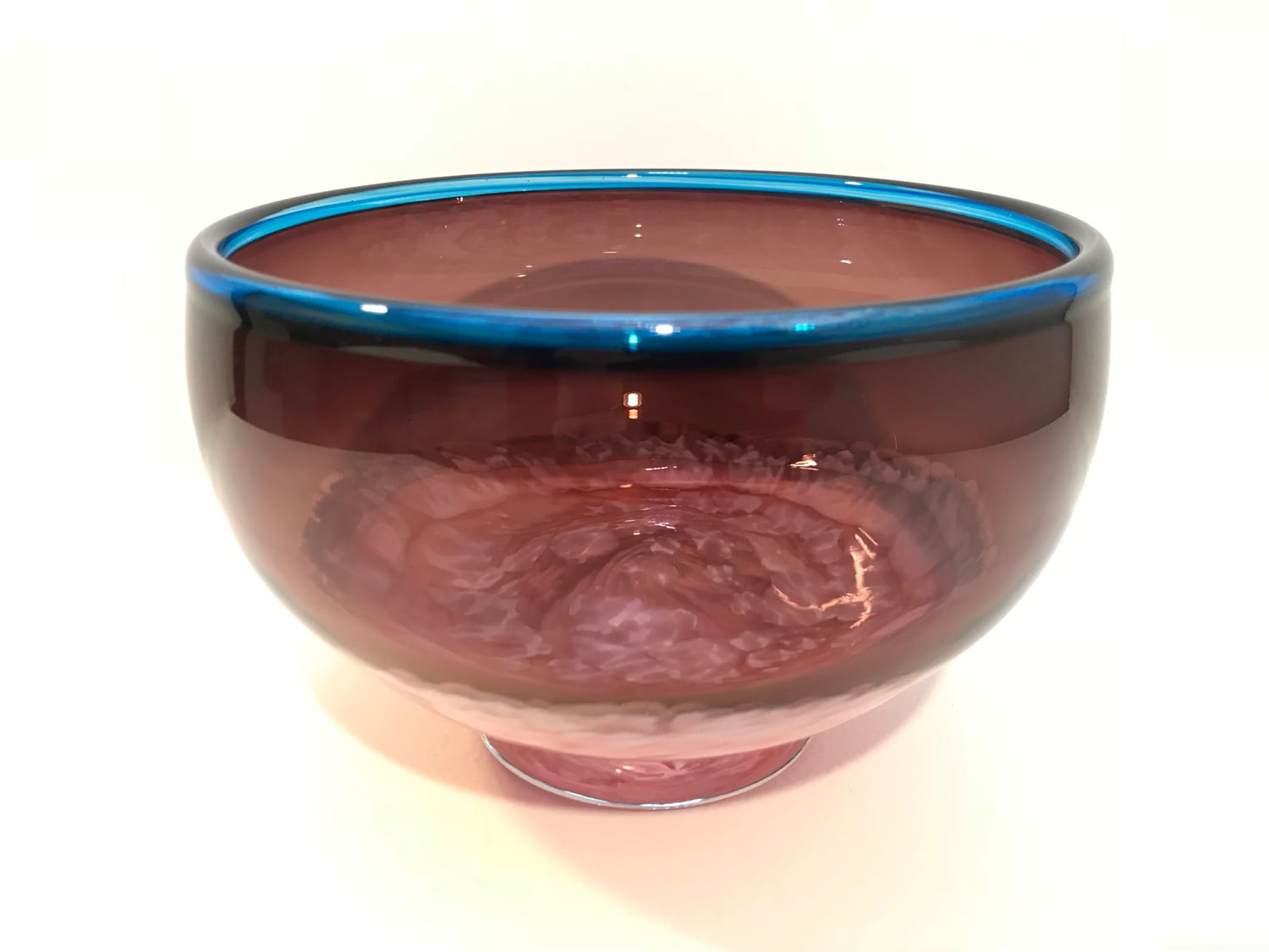 Jordana Korsen Pink & Purple Incalmo Bowl, Blue Lip