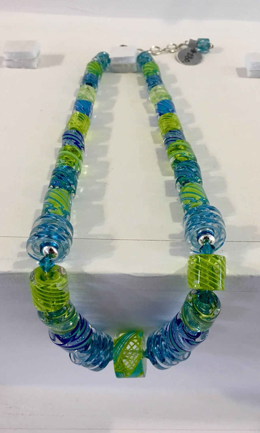 Lucy Bergamini K.I.S.S. Series Necklace Blown glass, sterling silver