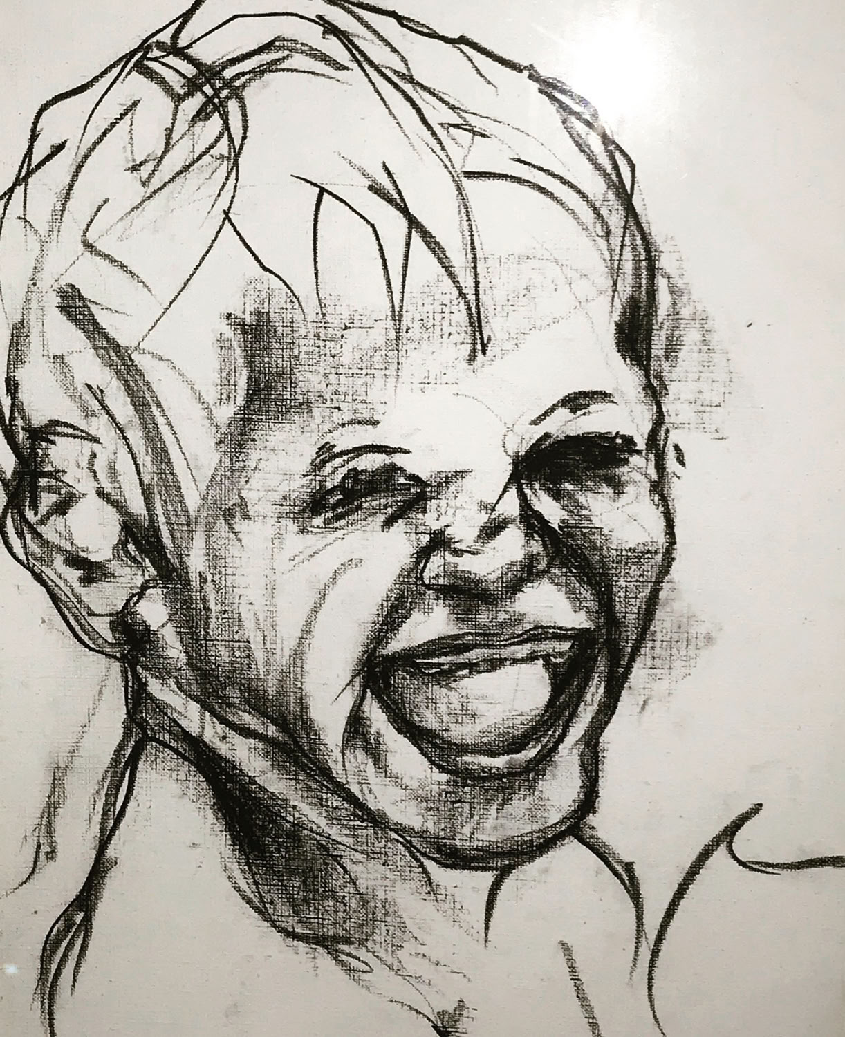 Kathy Lavine Funny Face - young boy at the beach 2019