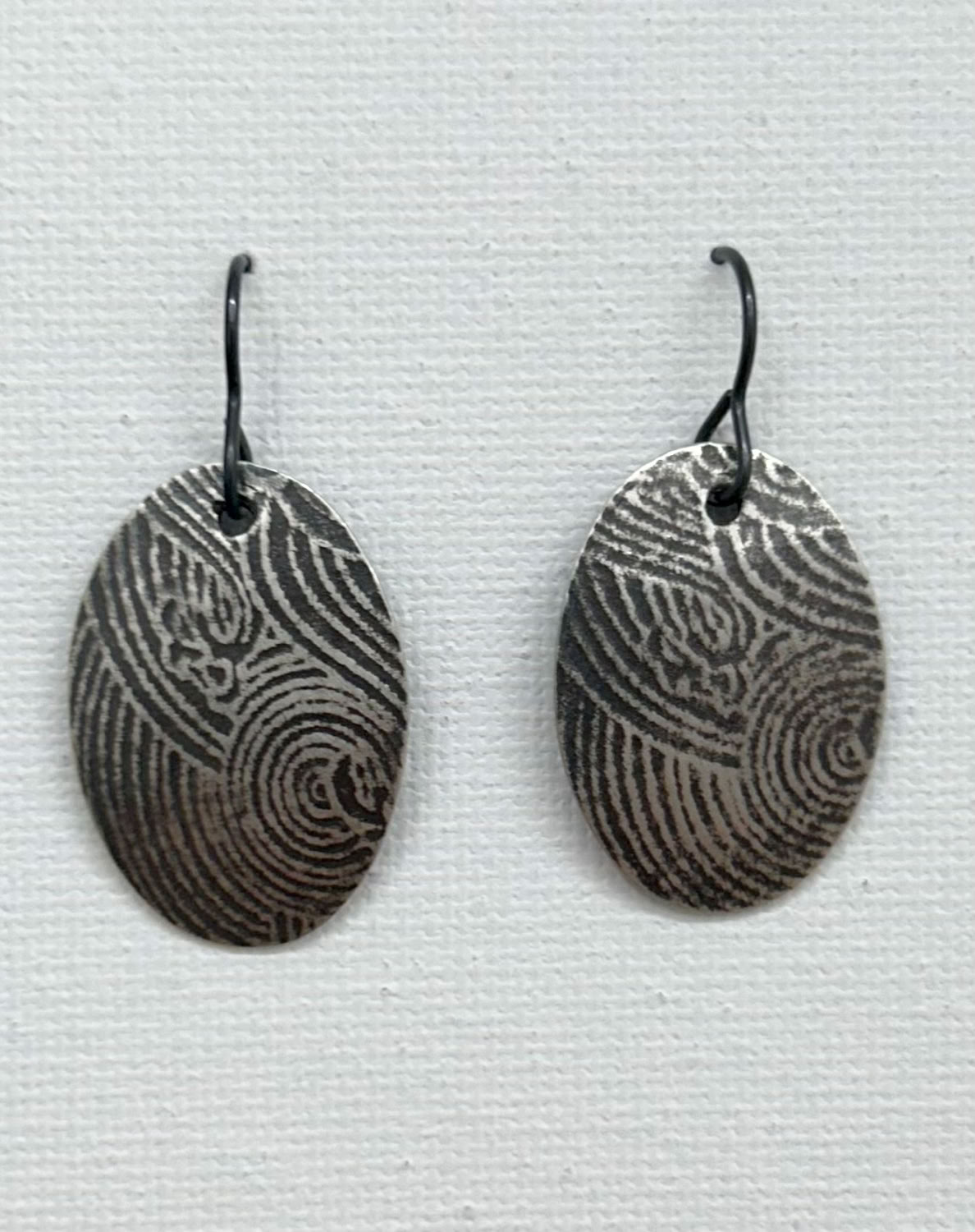 Judi Forman Textured Sterling Silver Earrings with Hypoallergenic Niobium Ear Wires 6