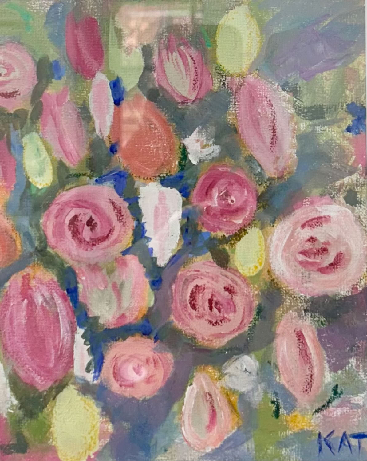 Kathleen Govotski Pale Spring Blooms