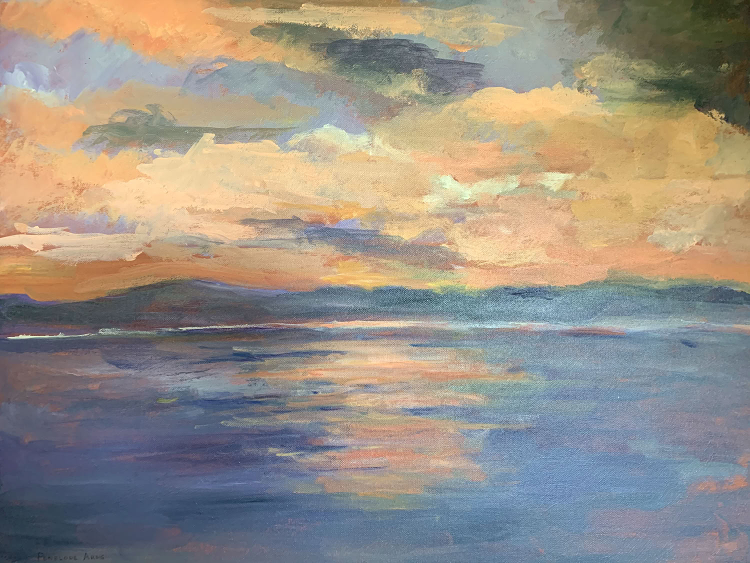 penelope-arms_lake-champlain_2017_acrylic-on-canvas_24x30in