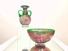 A WORLD SUSPENDED IN COLOR  Fine Art Glass