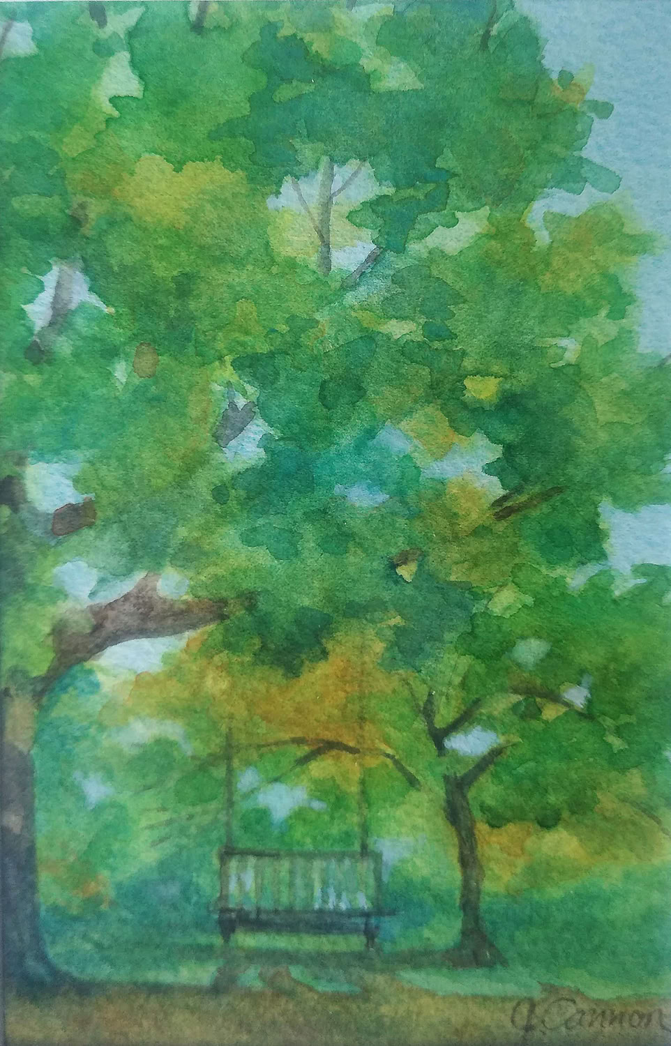 Jean Cannon Oak with Swing