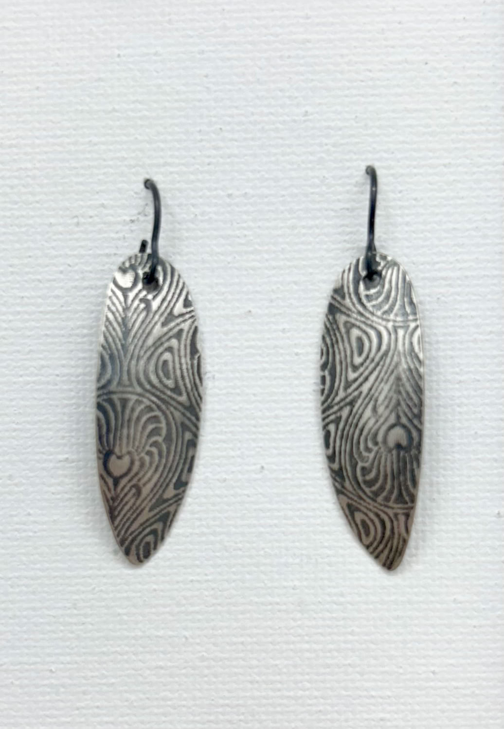 Judi Forman Textured Sterling Silver Earrings with Hypoallergenic Niobium Ear Wires 3