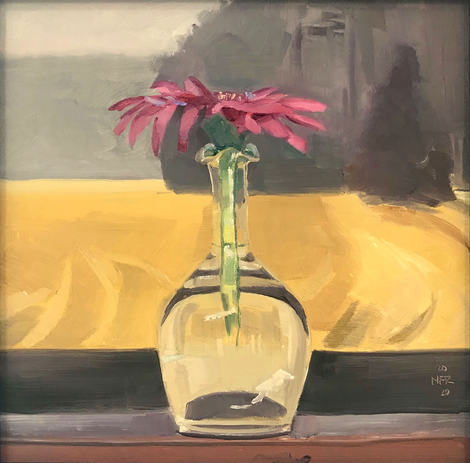 Nancy Fitz-Rapalje Gerbera Daisy in Window