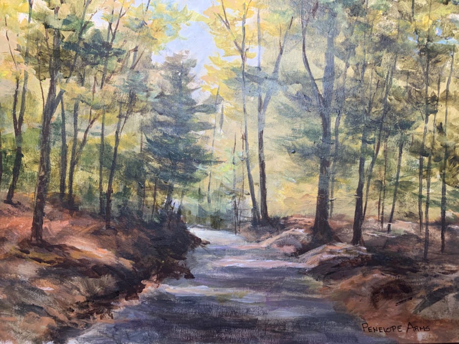 penelope-penelope-arms_country-lane_2019arms_springtime_2020_oil-on-panel_11x14-in