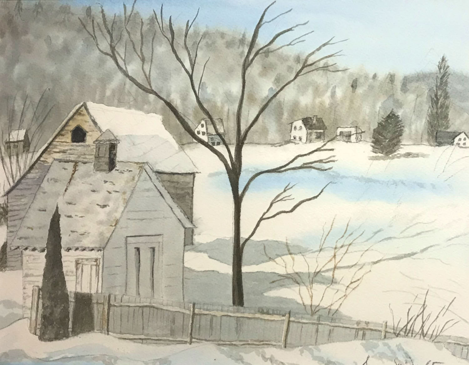 Susan McNulty Back Window View on Chester Green 