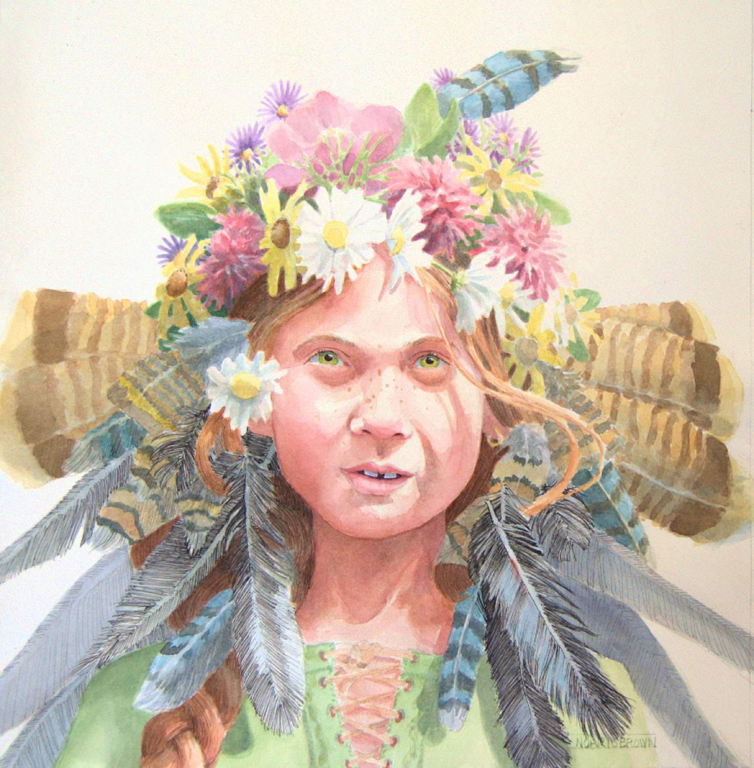 Charles Norris-Brown Jay Feathers