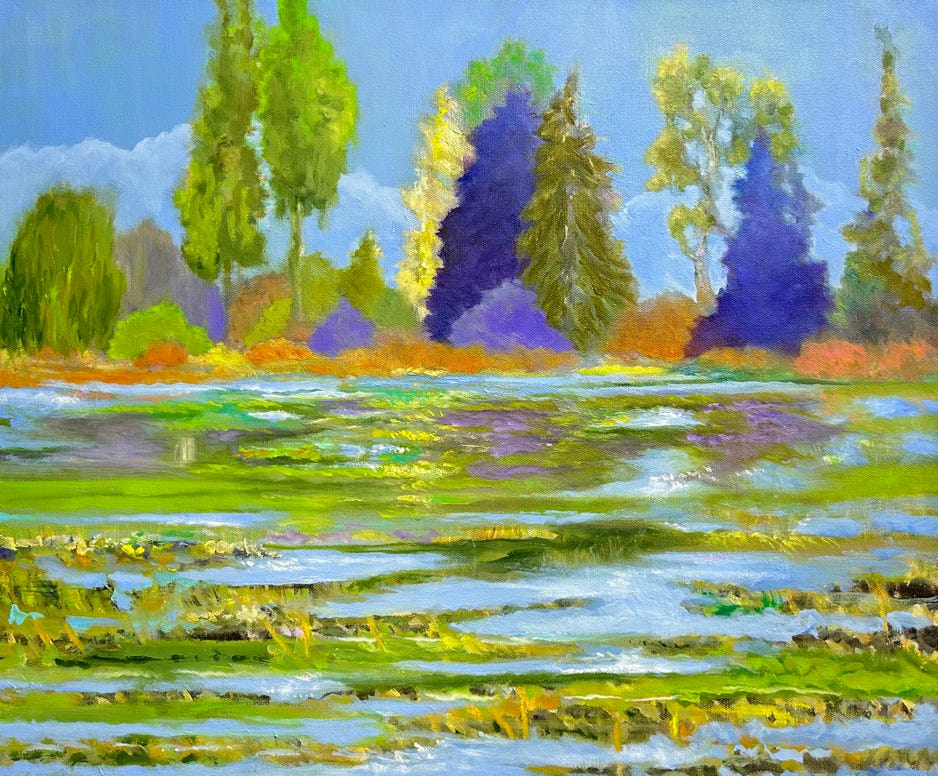 Judy Hawkins Yesterday’s Pond