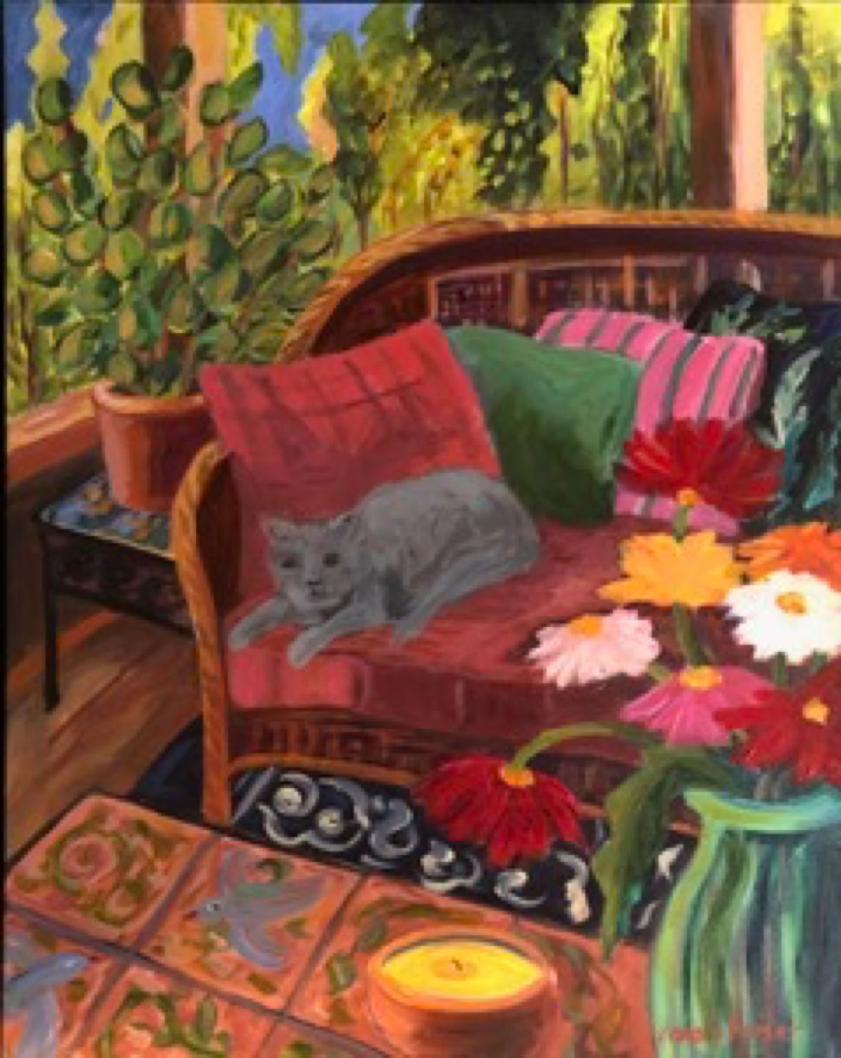 carol-keiser_summer-porch-with-cat_2019