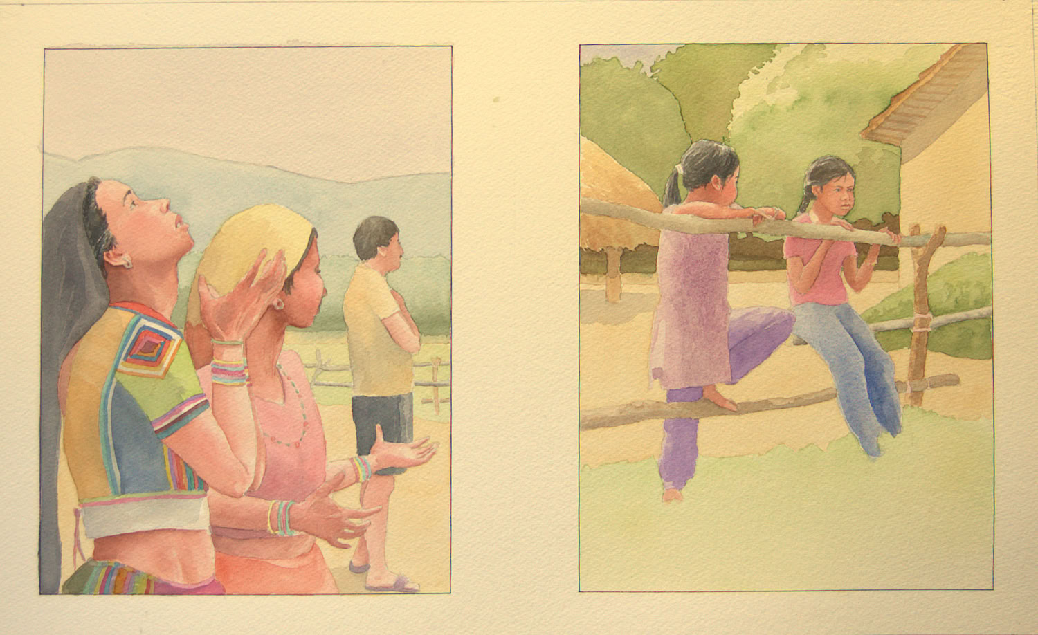 Charles Norris-Brown Did Tiger Take the Rain?, page 8 and 9 