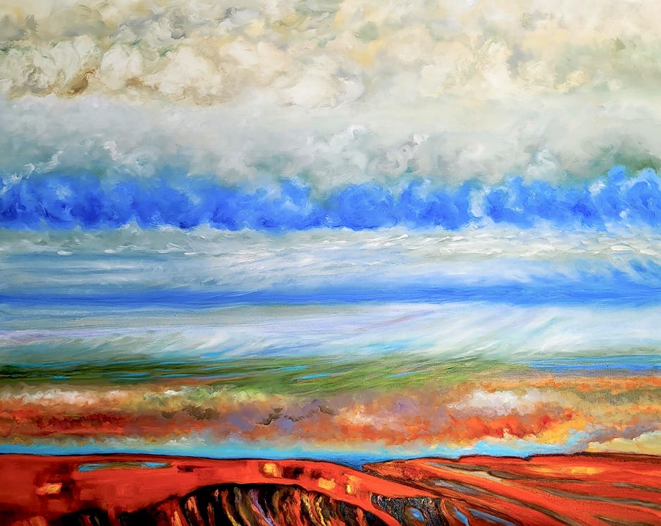 Judy Hawkins Canyon Clouds
