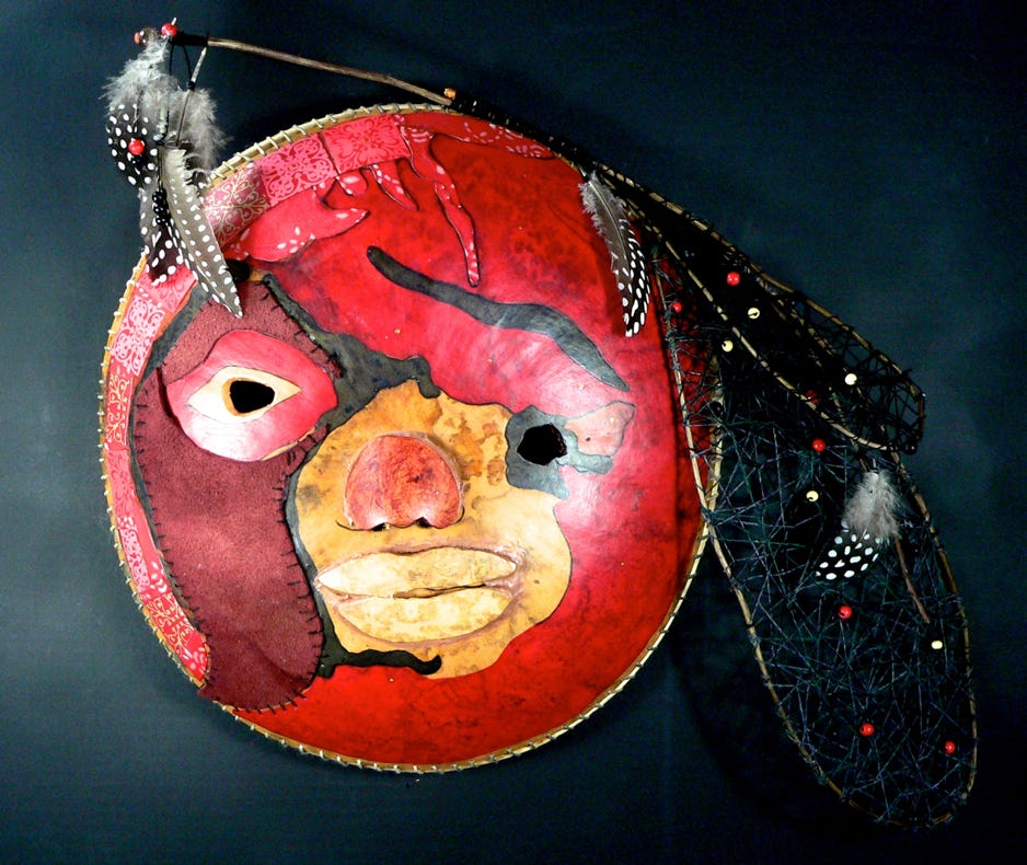 Kim Grall Red Is Just A Color (mask)