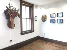 NATURE’S DECONSTRUCTION MC NOYES Paintings & PHYLLIS ROSSER Sculptures