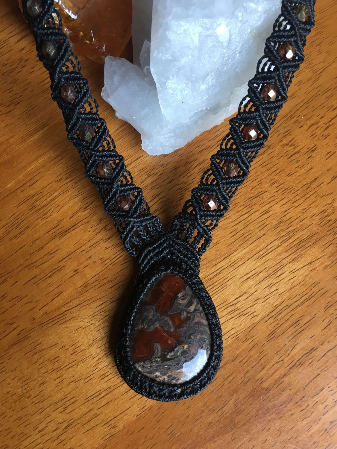 Melanie Gregory Red Jasper Necklace