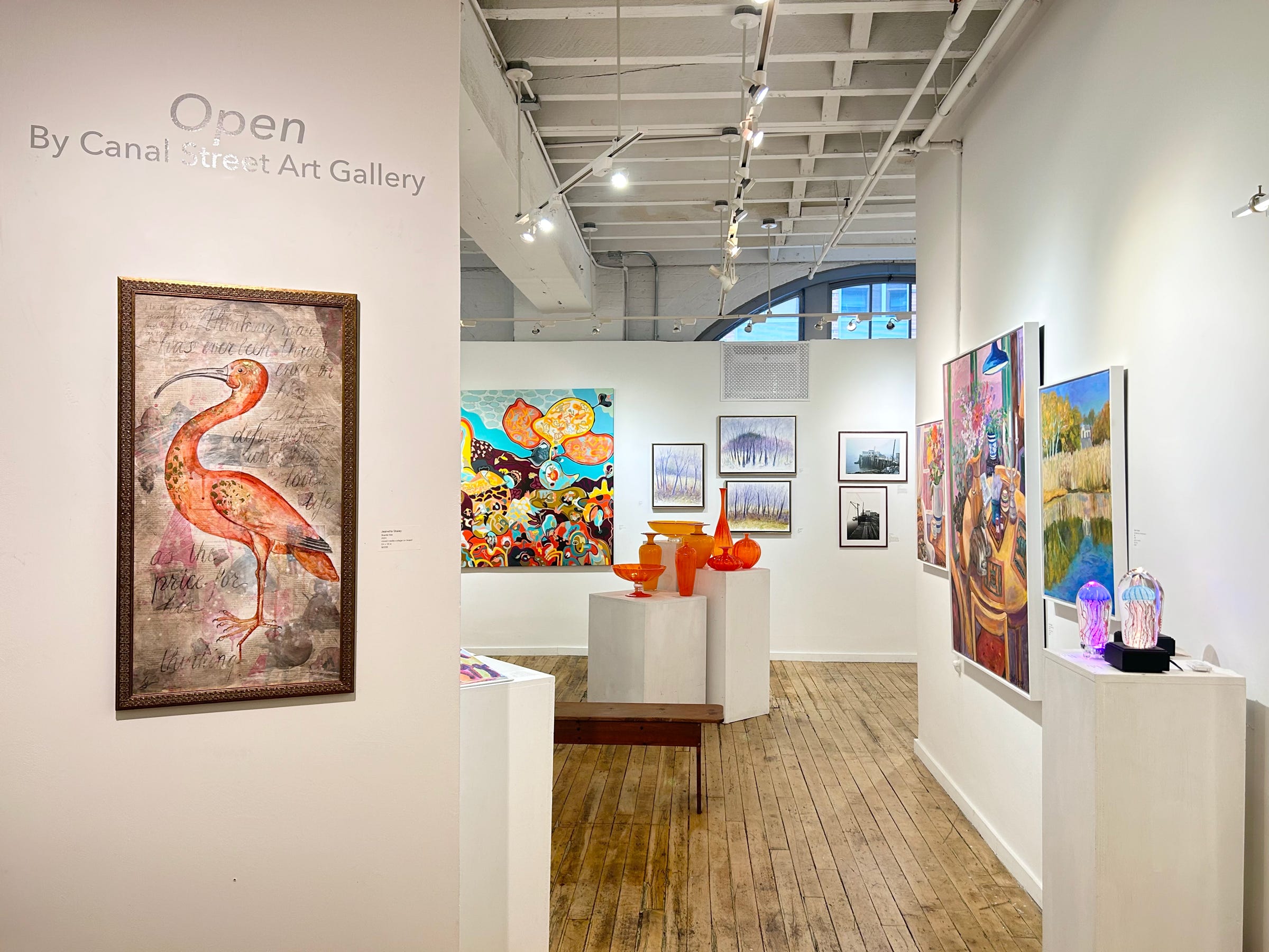 Open by Canal Street Art Gallery showing at Atlantic Gallery