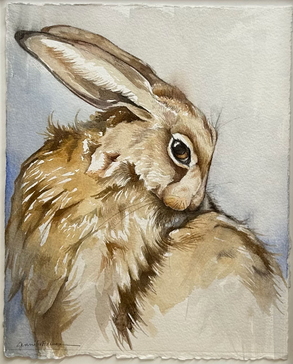 Jennifer L.Anderson Kissed at Dawn (rabbit) 