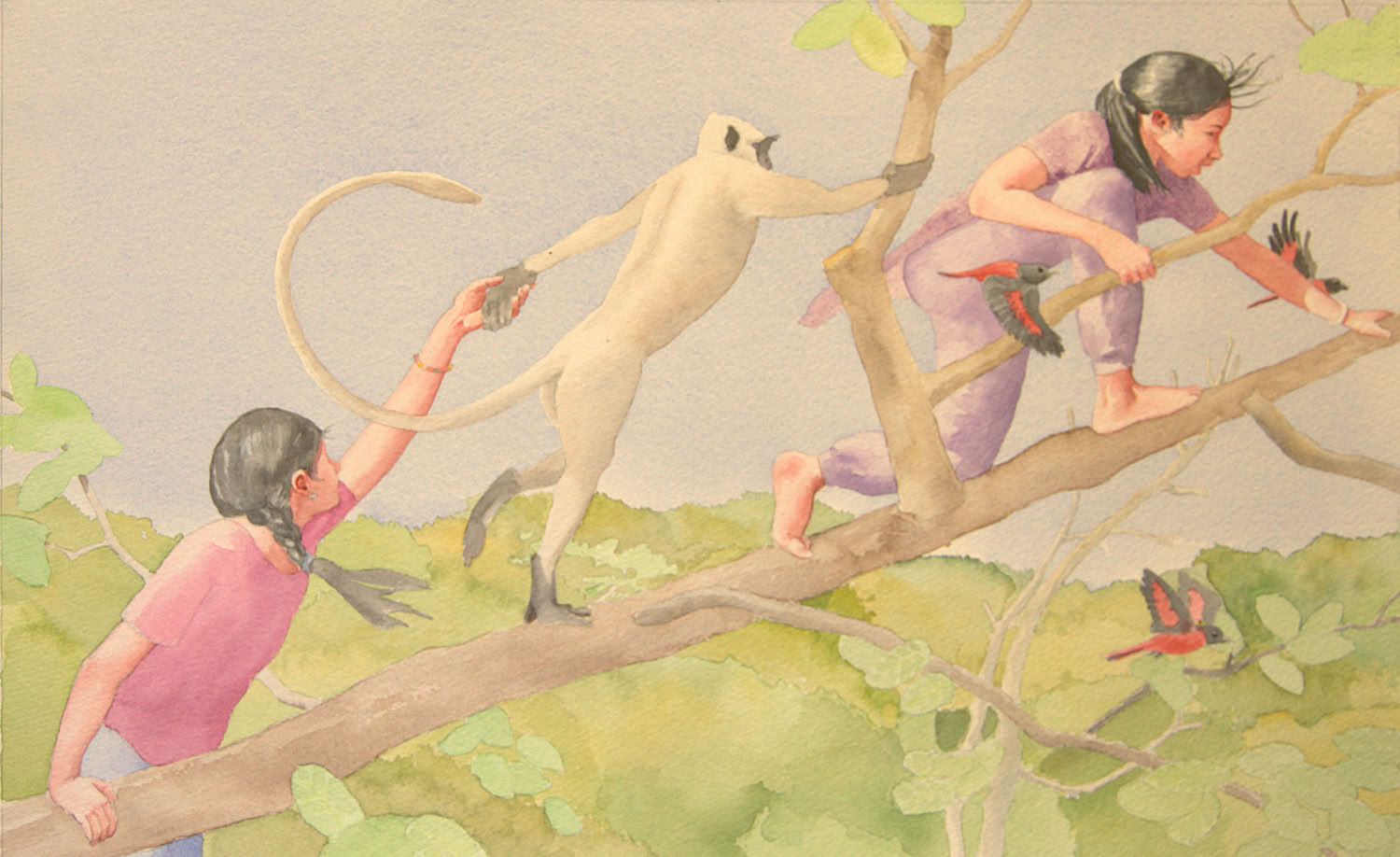 Charles Norris-Brown Did Tiger Take the Rain?, page 18 and 19 