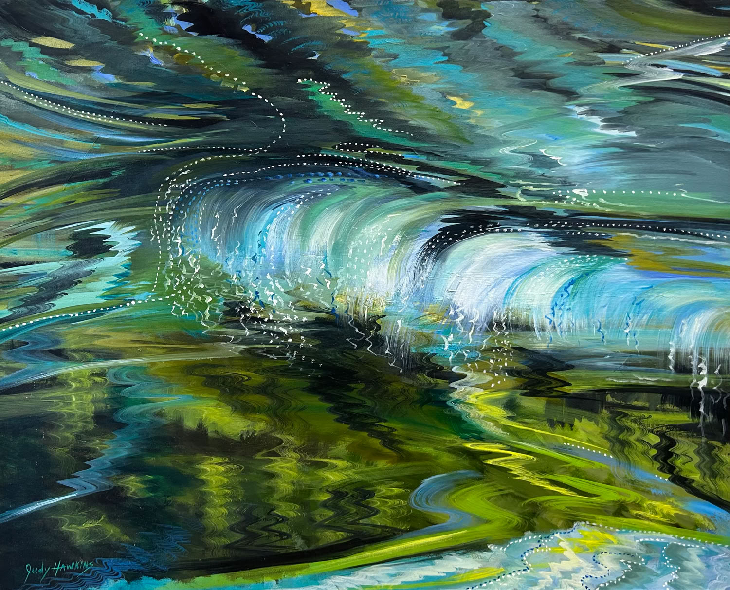 Judy Hawkins Wandering Currents