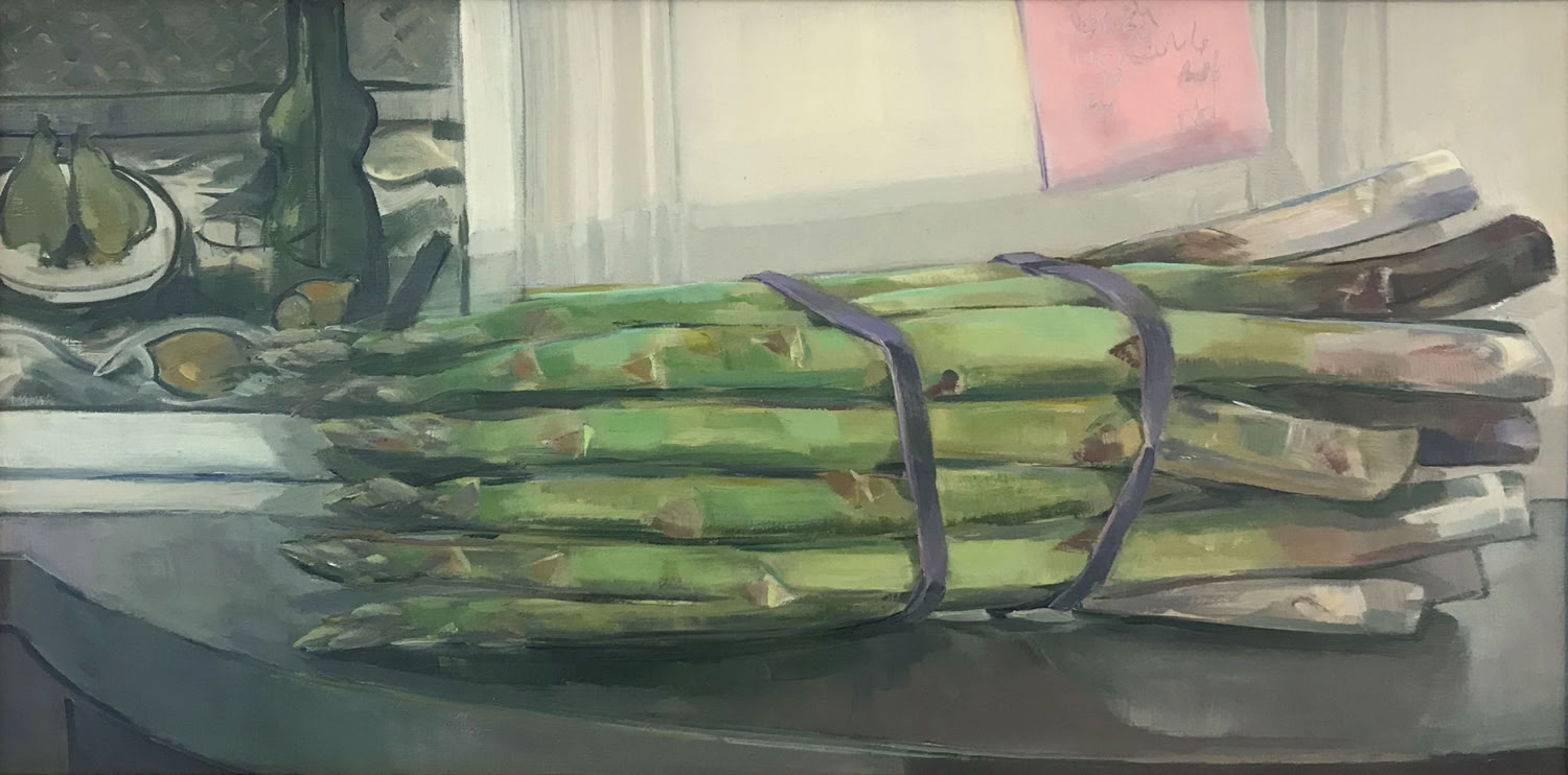 Nancy Fitz-Rapalje Asparagus with Braque