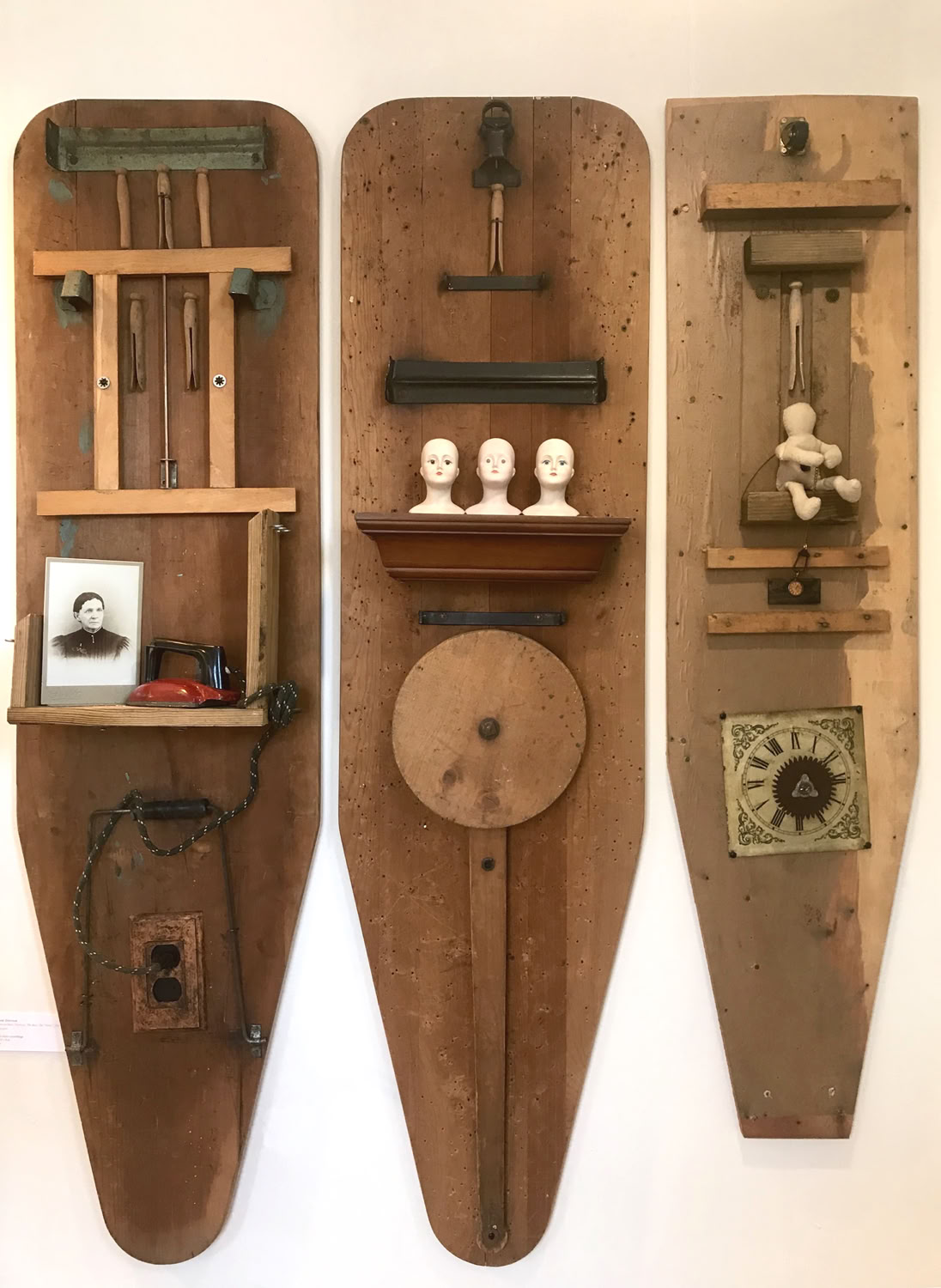 Sloane Dawson The Sweat Shop (Triptych): The Boss, The “Girls”, The Timekeeper