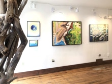 NATURE’S DECONSTRUCTION MC NOYES Paintings & PHYLLIS ROSSER Sculptures