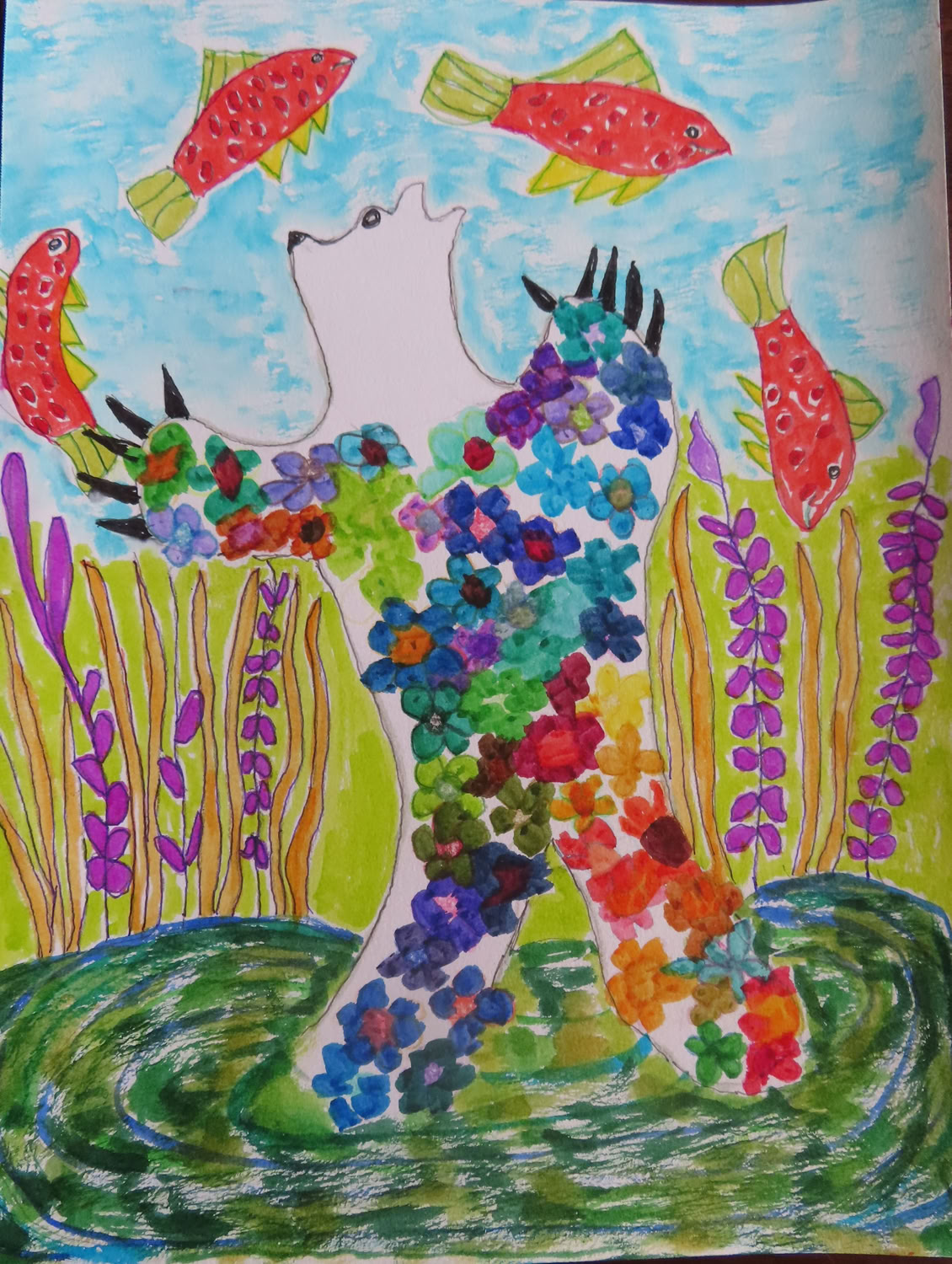 Joshua Aron Gray Juggling Bear